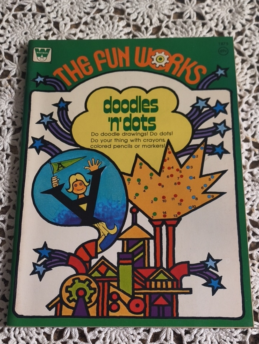 Vintage 1977 Doodles 'n' Dots Kids Activity Book
